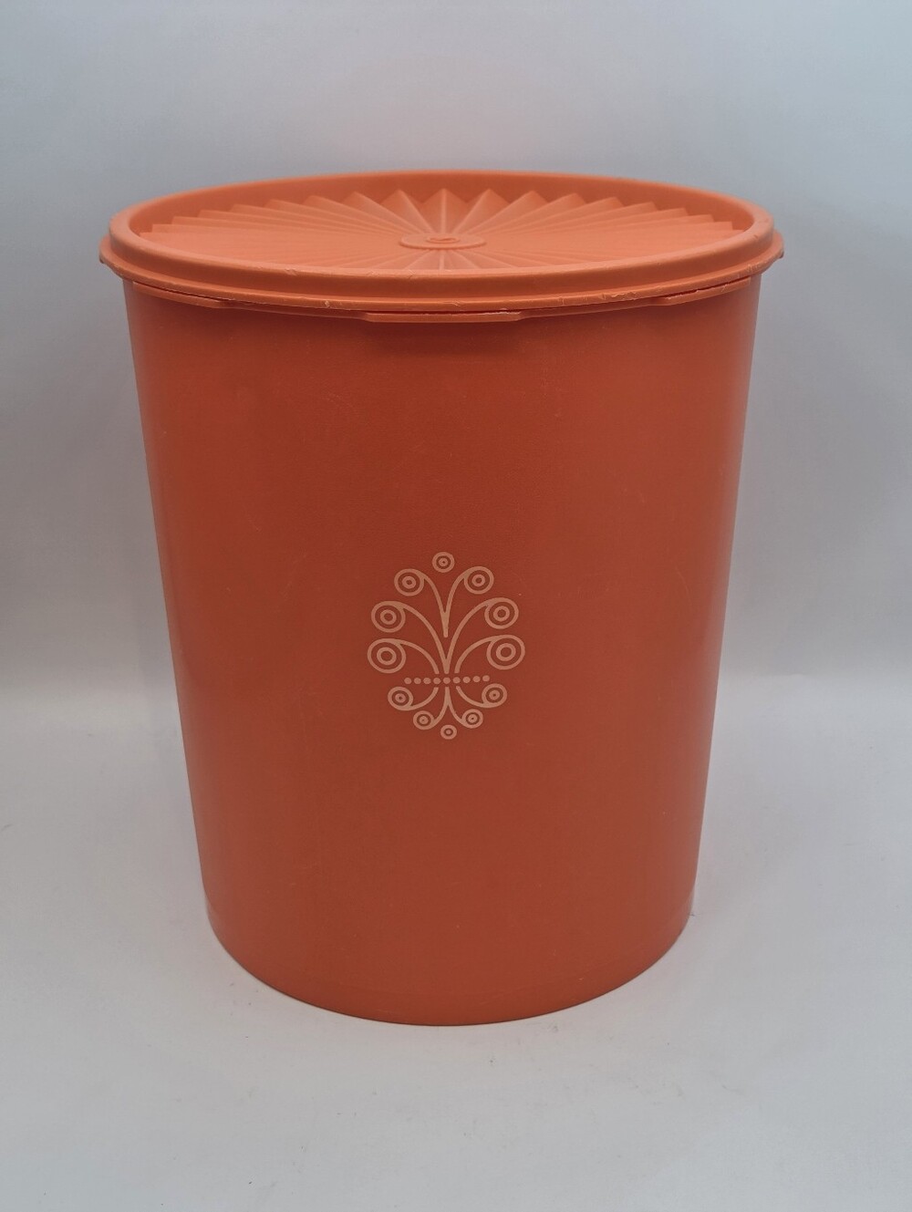 Tupperware Orange Servalier Canister
